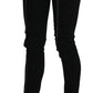 Dolce & Gabbana Chic Black Low Waist Slim Fit Skinny Jeans