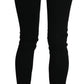 Dolce & Gabbana Chic Black Low Waist Slim Fit Skinny Jeans