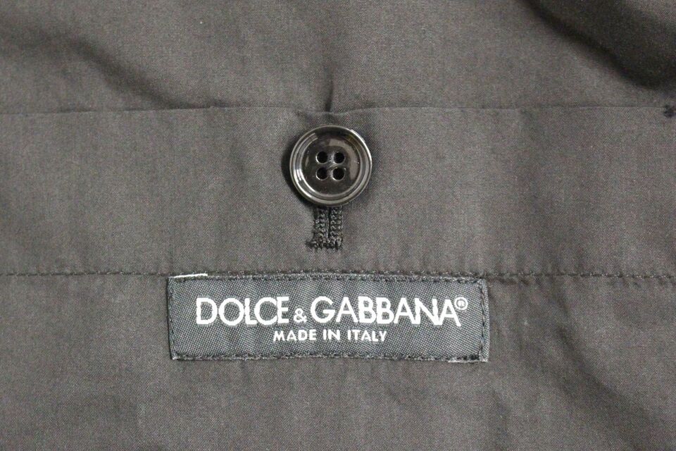 Dolce & Gabbana Elegant Gray Checkered Dress Vest