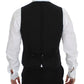 Dolce & Gabbana Elegant Black Wool Dress Vest