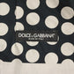 Dolce & Gabbana Elegant Blue Dotted Dress Vest