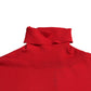 Dolce & Gabbana Elegant Silk Turtleneck Sweater in Red