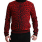 Dolce & Gabbana Elegant Leopard Turtleneck Sweater