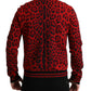 Dolce & Gabbana Elegant Leopard Turtleneck Sweater