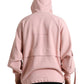 Dolce & Gabbana Elegant Pink Pullover Sweater with Hood