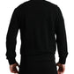 Dolce & Gabbana Elegant Crew Neck Cotton Blend Sweater