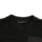 Dolce & Gabbana Elegant Crew Neck Cotton Blend Sweater