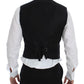 Dolce & Gabbana Elegant Gray Wool Blend Dress Vest