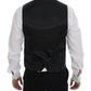 Dolce & Gabbana Elegant Gray Wool Blend Dress Vest