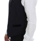 Dolce & Gabbana Elegant Black Wool Formal Dress Vest