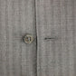 Dolce & Gabbana Elegant Gray Striped Wool Dress Vest