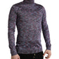 Dolce & Gabbana Elegant Turtleneck Pullover Sweater in Blue Purple