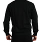 Dolce & Gabbana Elegant Black Cotton Pullover Sweater