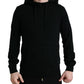 Dolce & Gabbana Elegant Black Cashmere Hooded Sweater