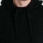 Dolce & Gabbana Elegant Black Cashmere Hooded Sweater