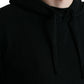 Dolce & Gabbana Elegant Black Cashmere Hooded Sweater