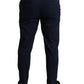 Dolce & Gabbana Elegant Dark Blue Skinny Dress Pants