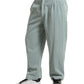 Dolce & Gabbana Elegant Light Blue Corduroy Cotton Pants