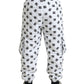 Dolce & Gabbana Chic White Jogger Pants with Iconic DG Print