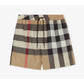 Burberry Elegant Tartan Swim Trunks