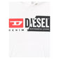 Diesel Winter White Cotton Hoodie with Designer Appeal