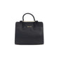 Cerruti 1881 Blue Calf Leather Women Handbag