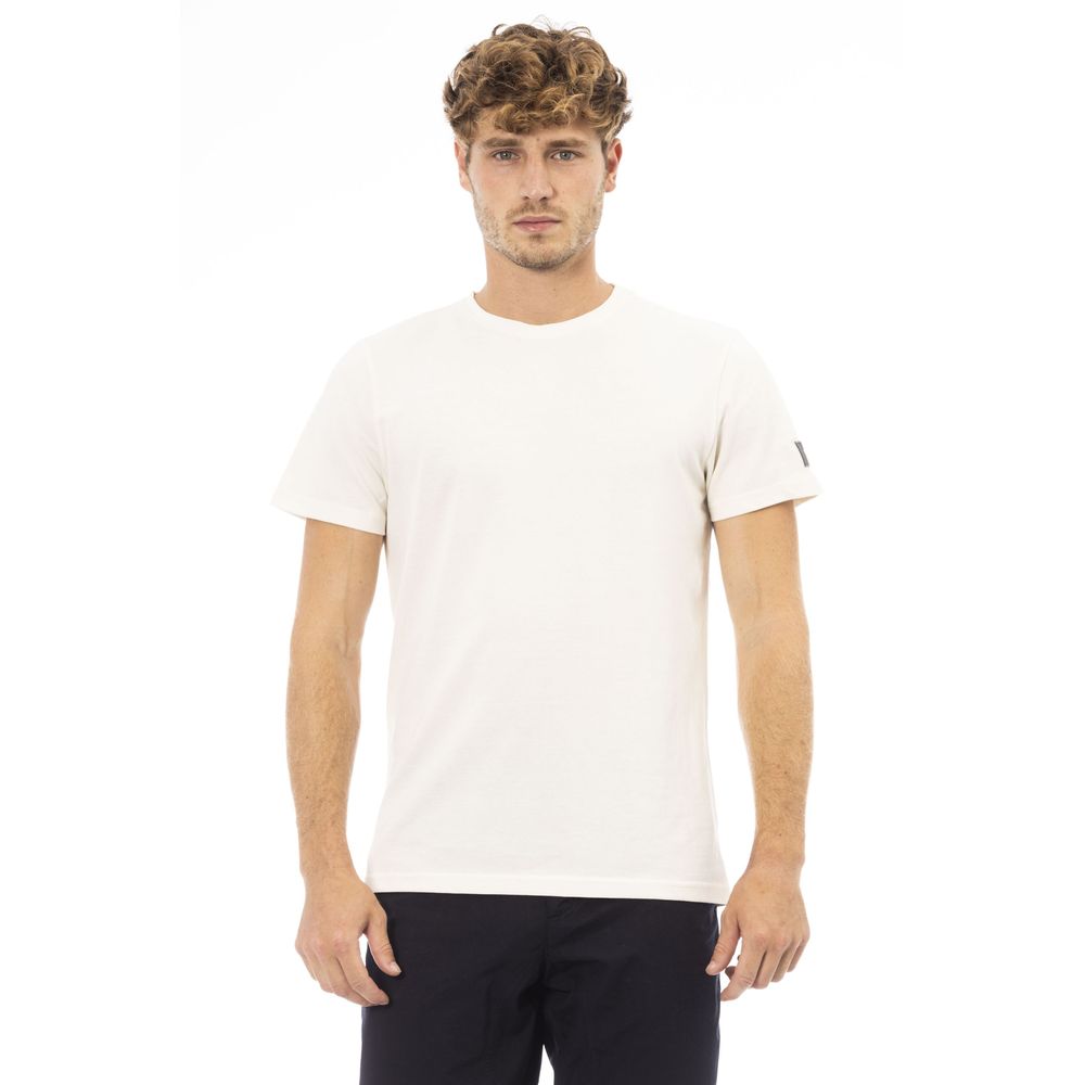 Baldinini Trend "White Cotton Men T-Shirt"