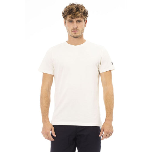 Baldinini Trend "White Cotton Men T-Shirt"