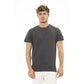 Baldinini Trend Gray Cotton Men T-Shirt