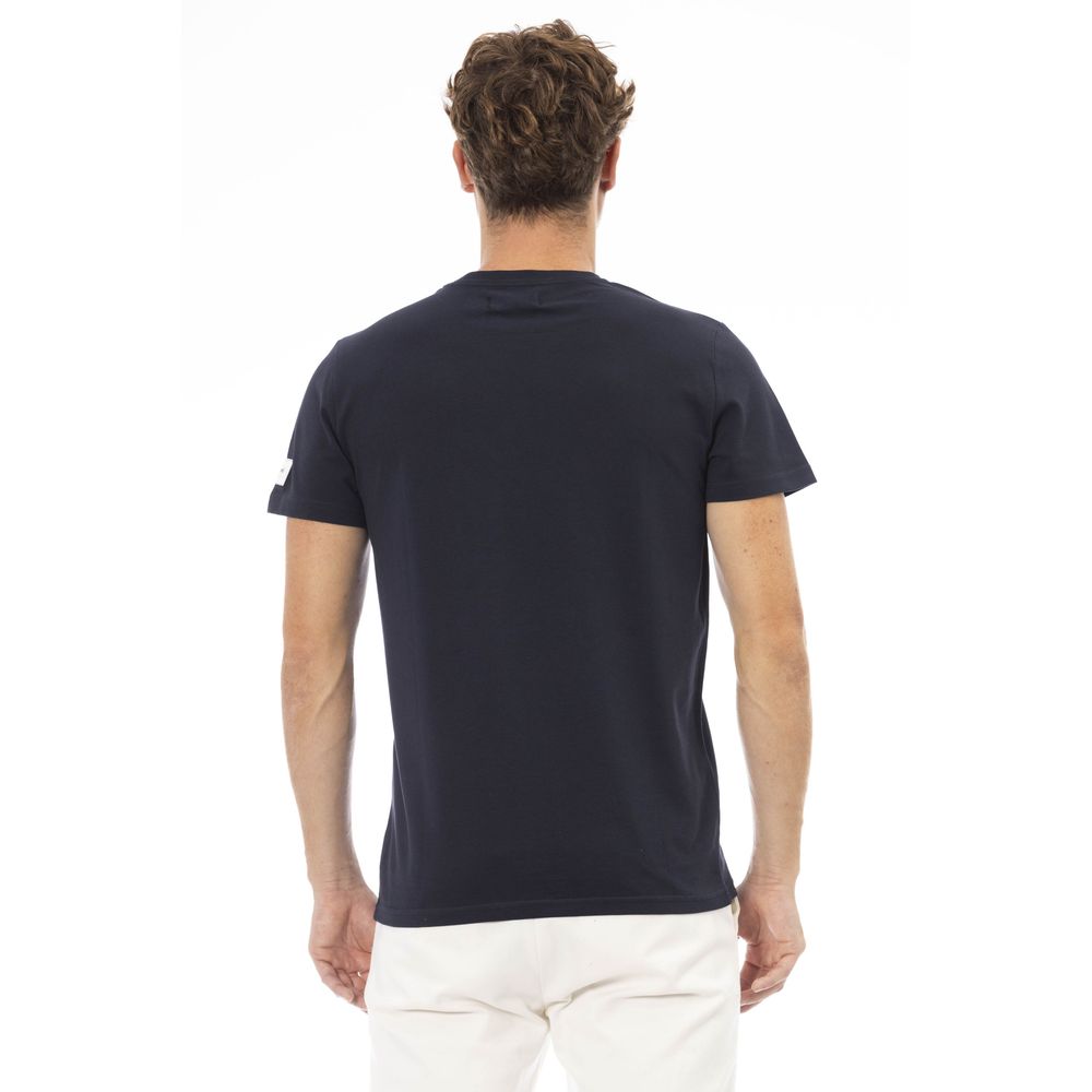 Baldinini Trend Blue Cotton Men T-Shirt