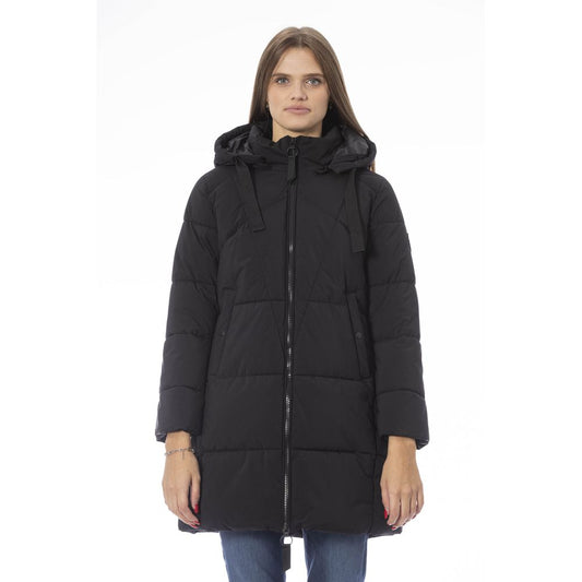 Baldinini Trend Black Polyester Women Jacket