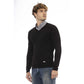 Baldinini Trend Black Wool Men Sweater