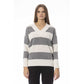 Baldinini Trend Gray Wool Women Sweater