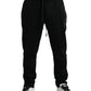 Dolce & Gabbana Elegant Black Cotton Jogger Pants