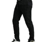 Dolce & Gabbana Elegant Striped Nylon Joggers