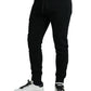 Dolce & Gabbana Exquisite Cotton Blend Jogger Pants - Black