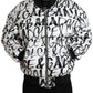 Dolce & Gabbana Elegant White Bomber Jacket