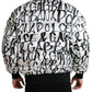 Dolce & Gabbana Elegant White Bomber Jacket