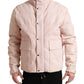 Dolce & Gabbana Chic Pink Puffer Jacket with Sleek Design