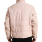 Dolce & Gabbana Chic Pink Puffer Jacket with Sleek Design