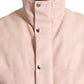 Dolce & Gabbana Chic Pink Puffer Jacket with Sleek Design