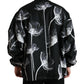 Dolce & Gabbana Elegant Floral-Print Bomber Jacket