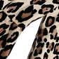 Dolce & Gabbana Leopard Print A-Line Mini Dress