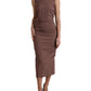 Dolce & Gabbana Elegant Sleeveless Sheath Midi Dress