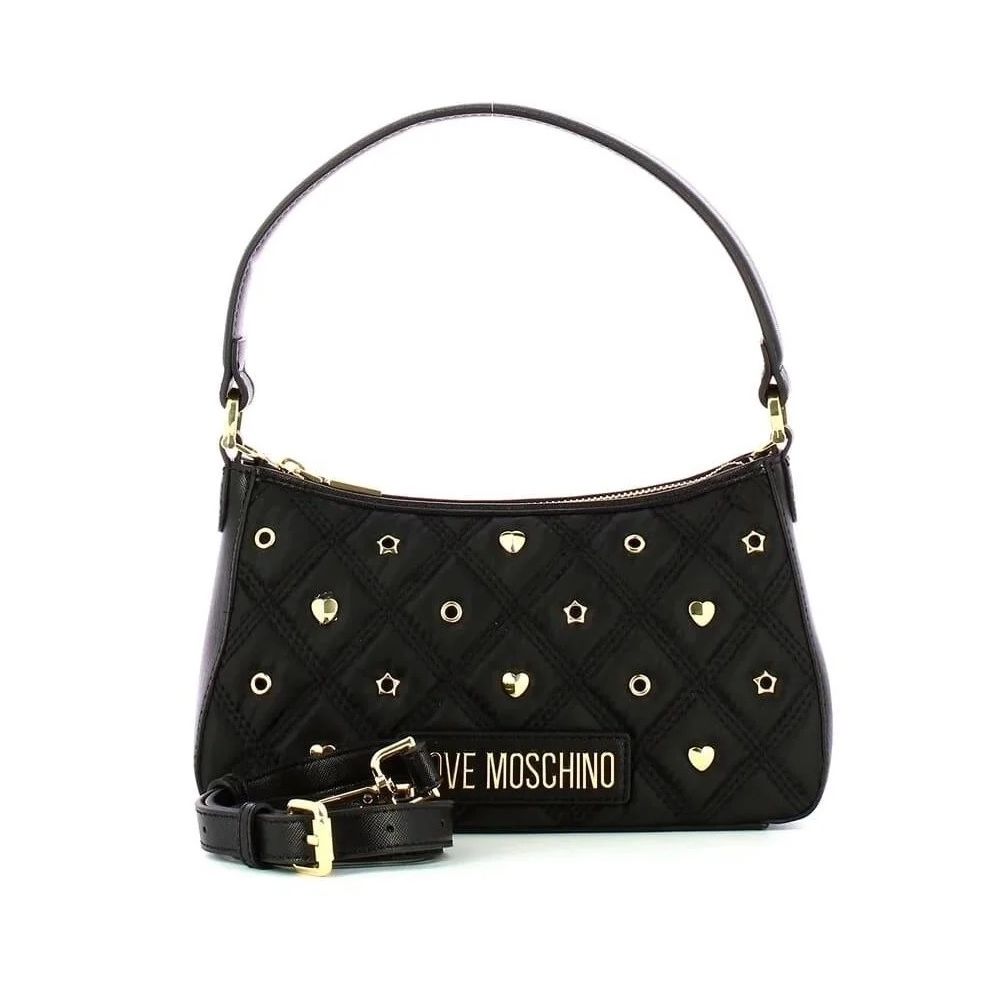 Love Moschino Chic Designer Nylon Crossbody Bag