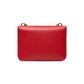 Love Moschino Chic Pink Crossbody Bag with Silver Accents