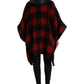 Dolce & Gabbana Elegant Buffalo Check Poncho Jacket