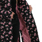 Dolce & Gabbana Elegant Floral Print Trench Coat Jacket