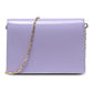 Love Moschino Elegant Purple Shoulder Bag with Gold Accents