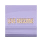 Love Moschino Elegant Purple Shoulder Bag with Gold Accents